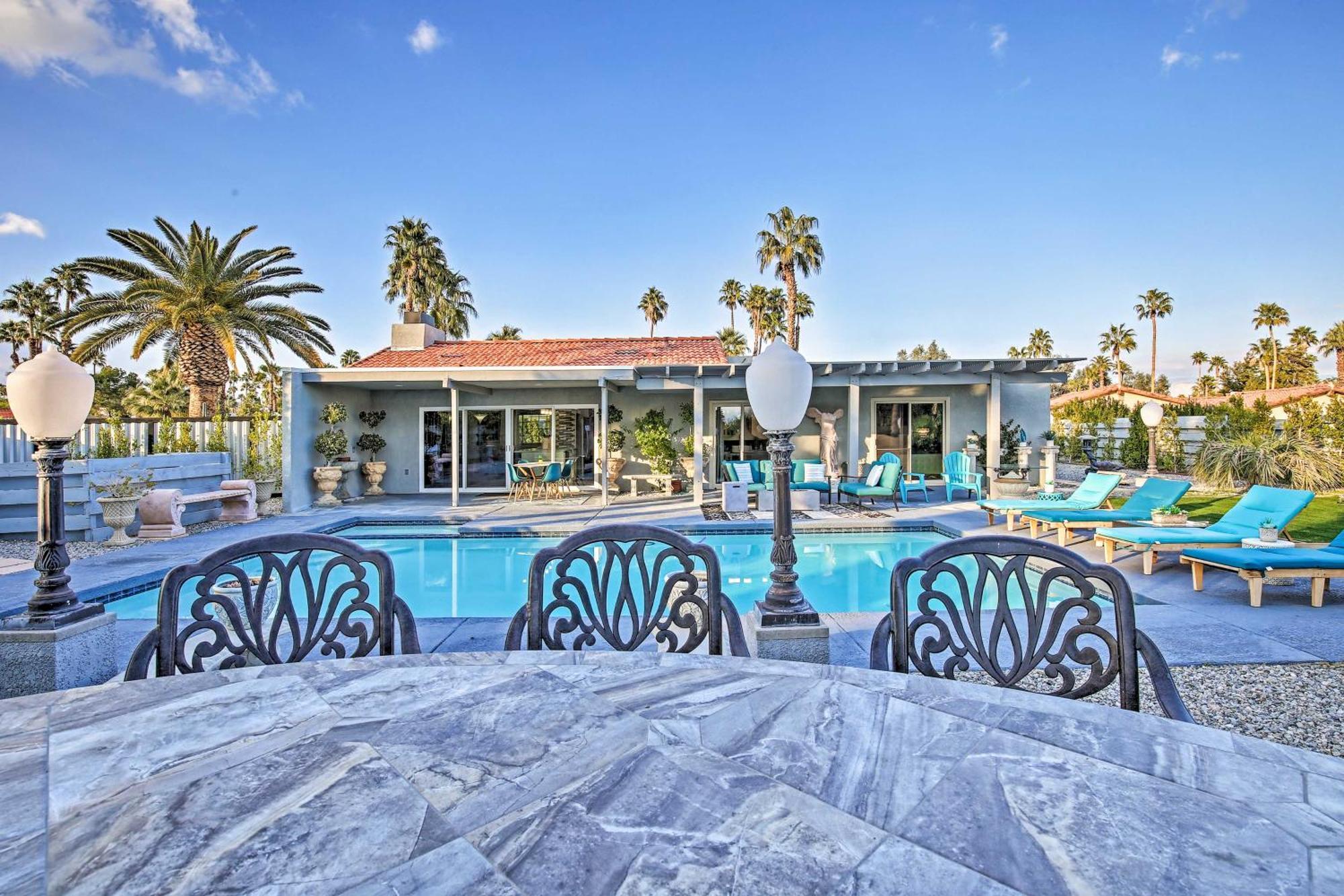 Pet-Friendly Palm Springs Escape With Heated Pool! Villa Exterior foto